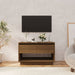 Tv Cabinet Brown Oak 70x41x44 Cm Engineered Wood Noxkii