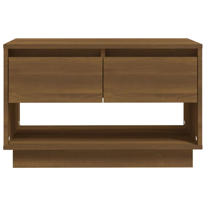 Tv Cabinet Brown Oak 70x41x44 Cm Engineered Wood Noxkii