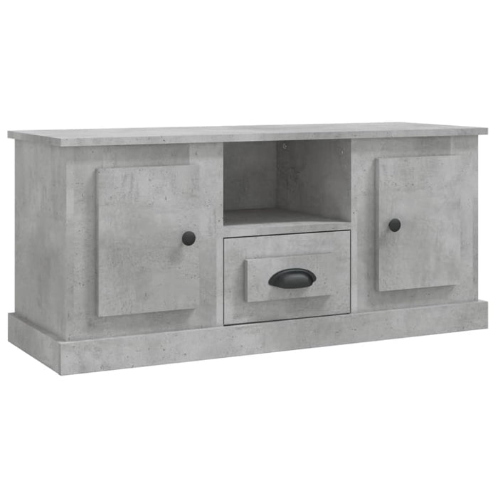 Tv Cabinet Concrete Grey 100x35.5x45 Cm Engineered Wood
