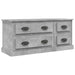Tv Cabinet Concrete Grey 100x35.5x45 Cm Engineered Wood