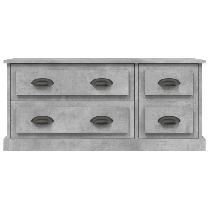 Tv Cabinet Concrete Grey 100x35.5x45 Cm Engineered Wood