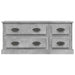 Tv Cabinet Concrete Grey 100x35.5x45 Cm Engineered Wood