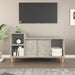 Tv Cabinet Concrete Grey 100x35x55 Cm Engineered Wood Nxooil