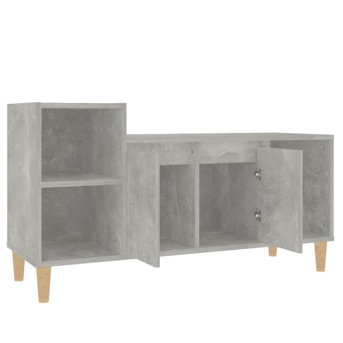 Tv Cabinet Concrete Grey 100x35x55 Cm Engineered Wood Nxooil