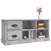 Tv Cabinet Concrete Grey 102x35.5x47.5 Cm Engineered Wood