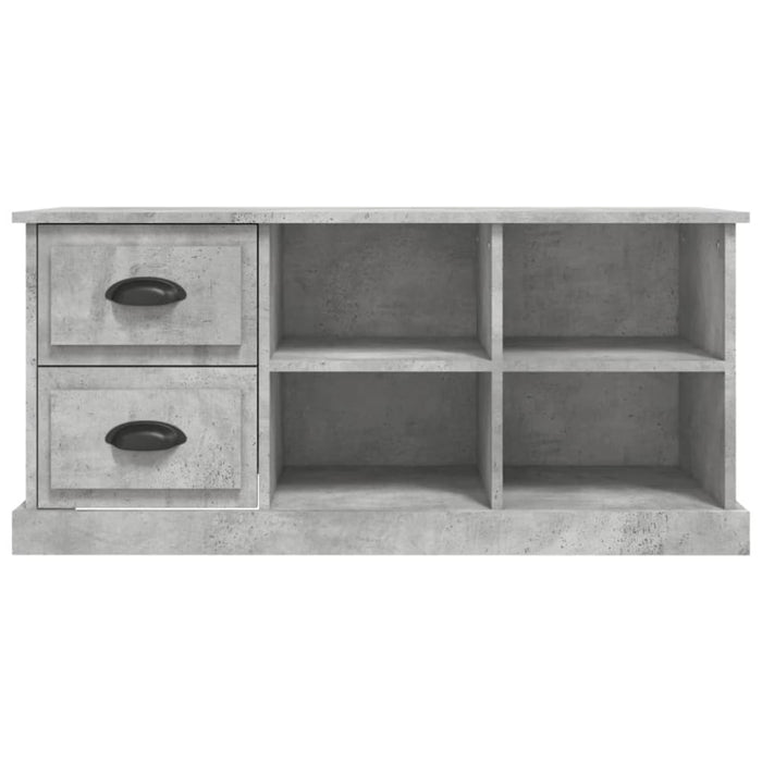 Tv Cabinet Concrete Grey 102x35.5x47.5 Cm Engineered Wood