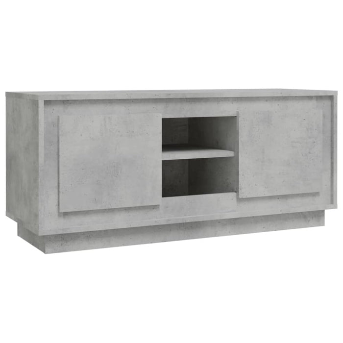 Tv Cabinet Concrete Grey 102x35x45 Cm Engineered Wood Noknla