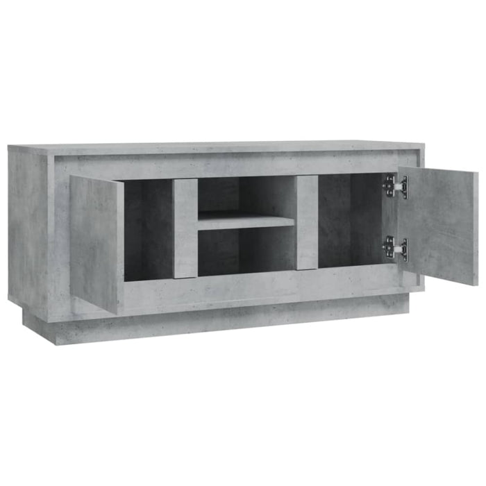 Tv Cabinet Concrete Grey 102x35x45 Cm Engineered Wood Noknla