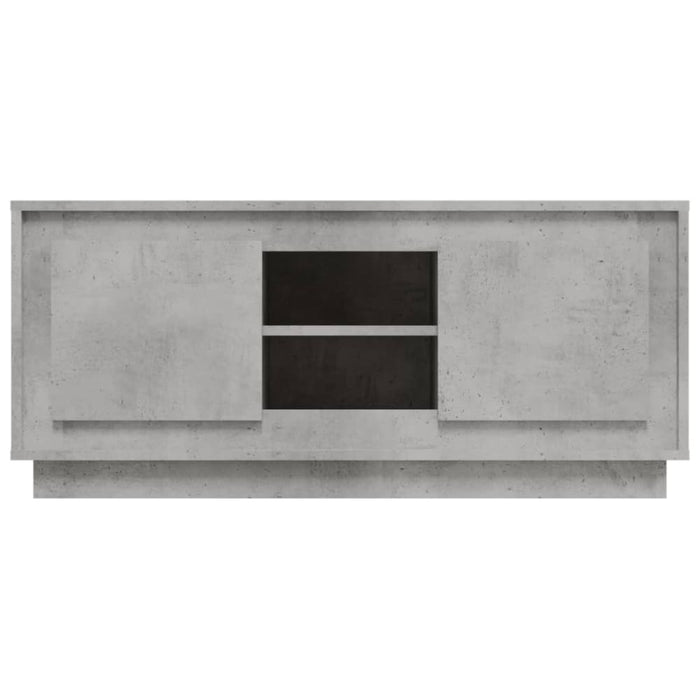Tv Cabinet Concrete Grey 102x35x45 Cm Engineered Wood Noknla