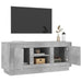 Tv Cabinet Concrete Grey 102x35x45 Cm Engineered Wood Noknla
