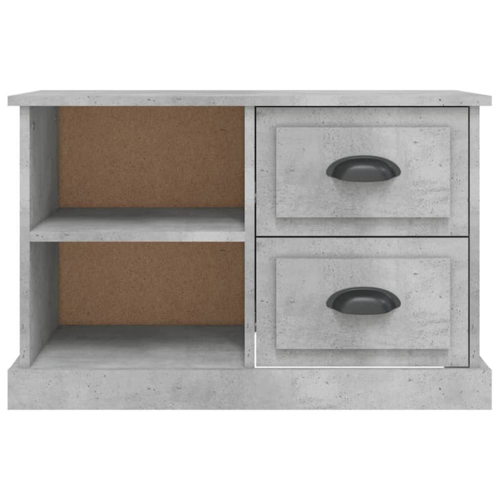 Tv Cabinet Concrete Grey 73x35.5x47.5 Cm Engineered Wood