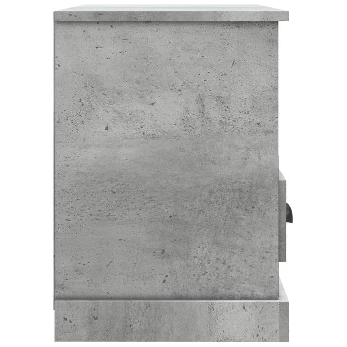 Tv Cabinet Concrete Grey 80x35x50 Cm Engineered Wood Nolxna