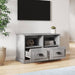 Tv Cabinet Concrete Grey 80x35x50 Cm Engineered Wood Nolxna