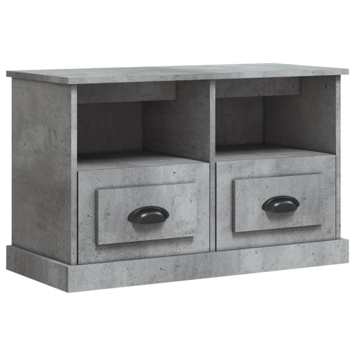 Tv Cabinet Concrete Grey 80x35x50 Cm Engineered Wood Nolxna