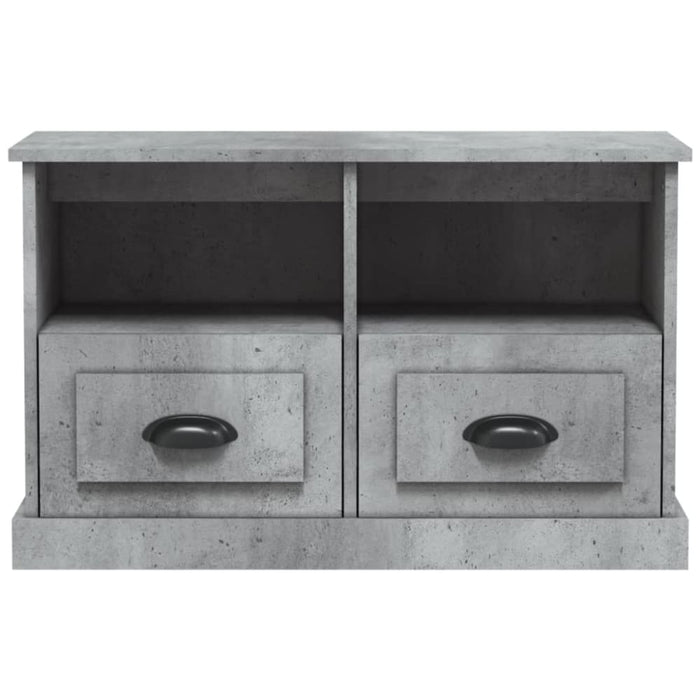 Tv Cabinet Concrete Grey 80x35x50 Cm Engineered Wood Nolxna