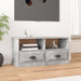 Tv Cabinet Concrete Grey 93x35.5x45 Cm Engineered Wood