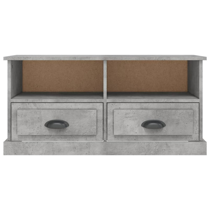 Tv Cabinet Concrete Grey 93x35.5x45 Cm Engineered Wood