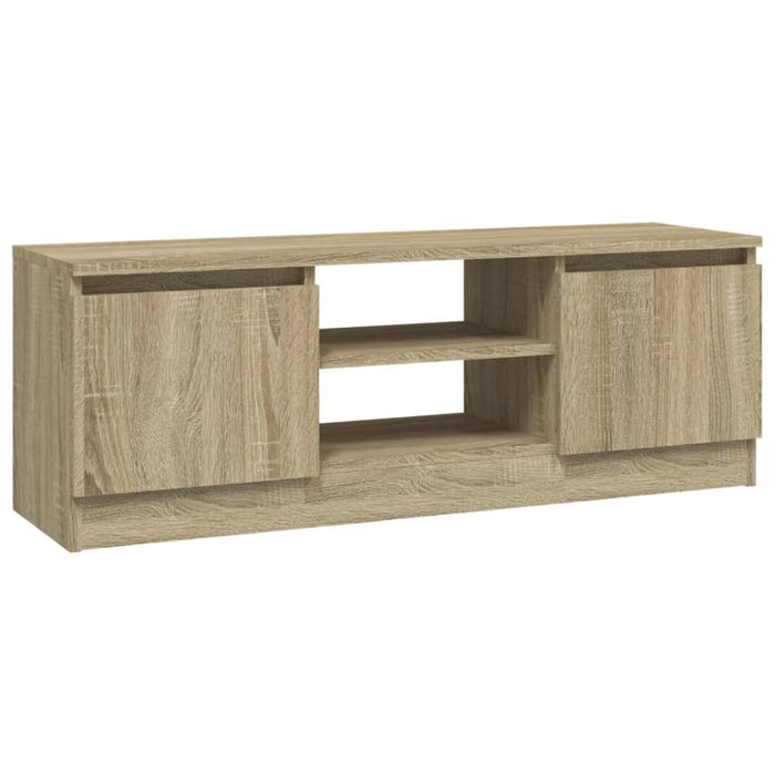 Tv Cabinet with Door Sonoma Oak 102x30x36 Cm Nxttpt