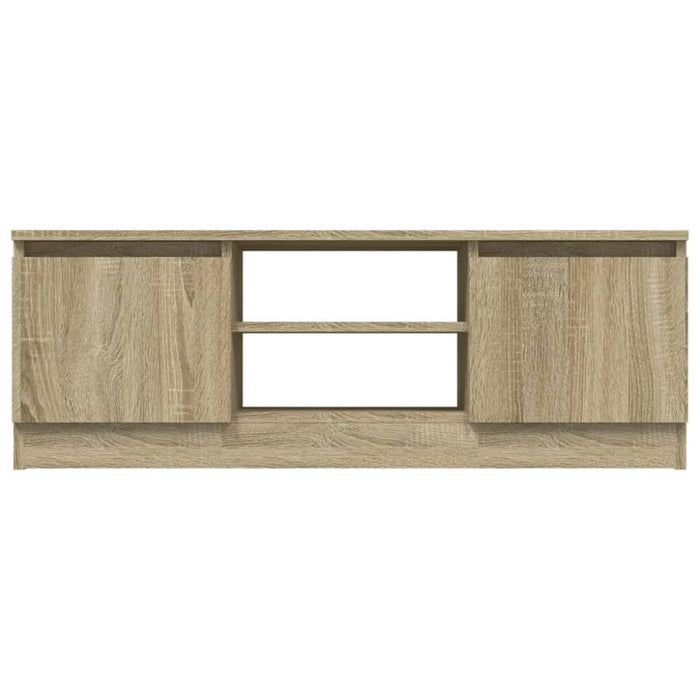 Tv Cabinet with Door Sonoma Oak 102x30x36 Cm Nxttpt