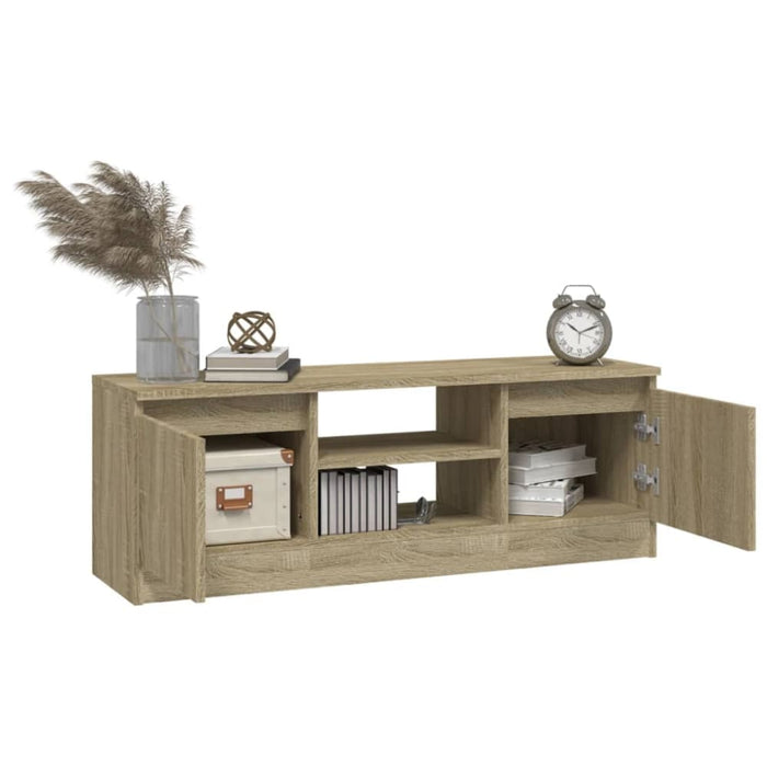 Tv Cabinet with Door Sonoma Oak 102x30x36 Cm Nxttpt