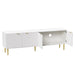 Tv Cabinet Entertainment Unit Stand Storage 180cm White