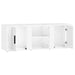 Tv Cabinet Glossy Look White 100x31.5x35 Cm Engineered Wood