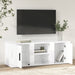 Tv Cabinet Glossy Look White 100x31.5x35 Cm Engineered Wood