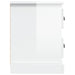 Tv Cabinet Glossy Look White 102x35.5x47.5 Cm Engineered