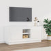 Tv Cabinet Glossy Look White 102x35x45 Cm Engineered Wood
