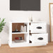 Tv Cabinet Glossy Look White 73x35.5x47.5 Cm Engineered