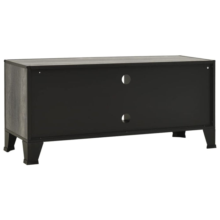 Tv Cabinet Grey 105x36x47 Cm Metal and Mdf Ttpkob