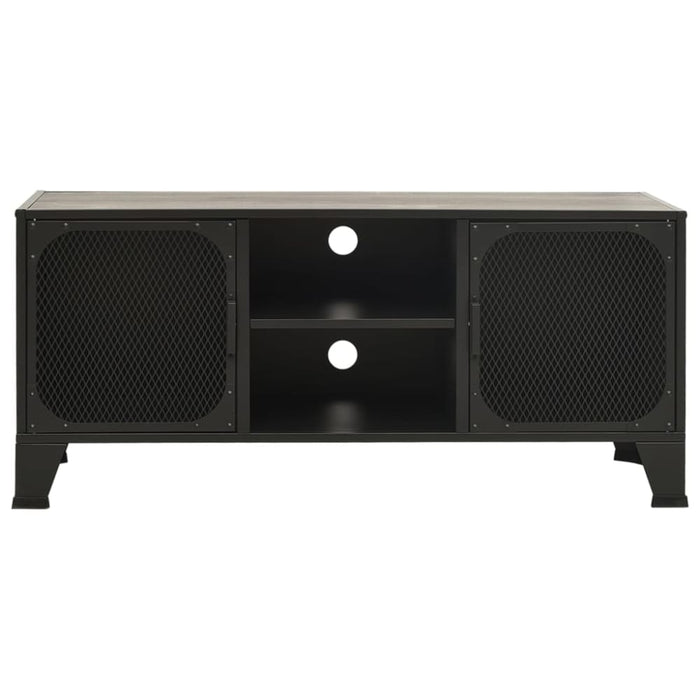 Tv Cabinet Grey 105x36x47 Cm Metal and Mdf Ttpkob