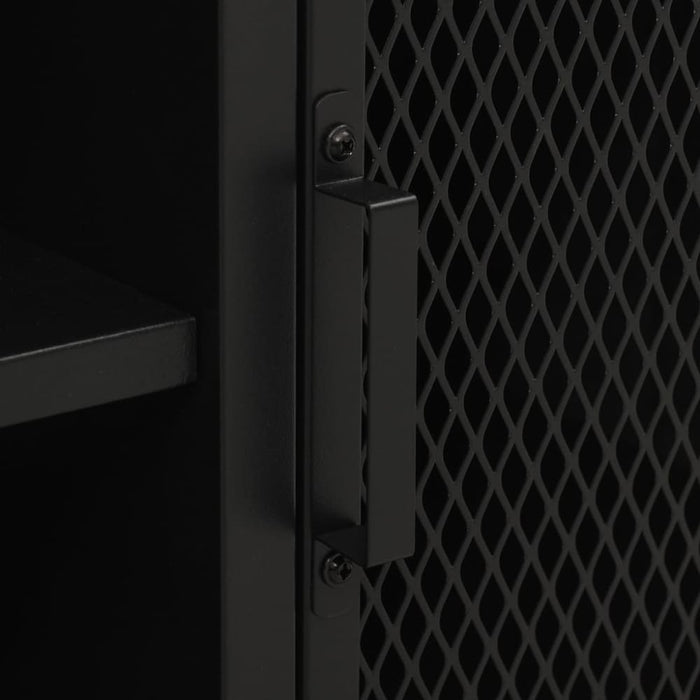 Tv Cabinet Grey 105x36x47 Cm Metal and Mdf Ttpkob