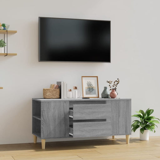 Tv Cabinet Grey Sonoma 102x44.5x50 Cm Engineered Wood Noklbx