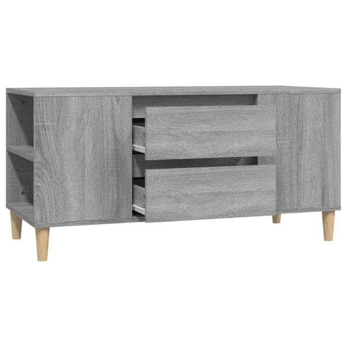 Tv Cabinet Grey Sonoma 102x44.5x50 Cm Engineered Wood Noklbx