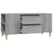 Tv Cabinet Grey Sonoma 102x44.5x50 Cm Engineered Wood Noklbx