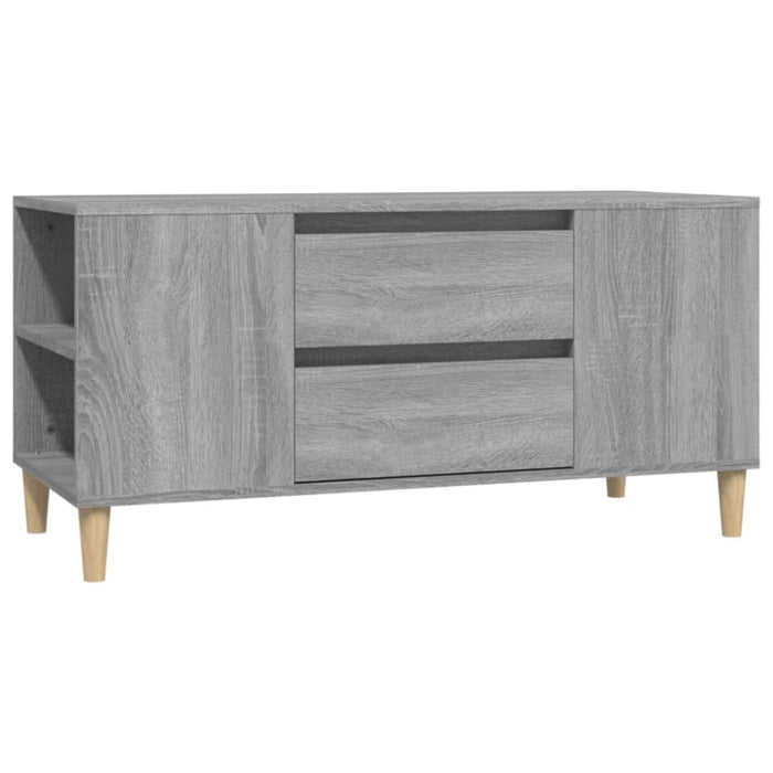 Tv Cabinet Grey Sonoma 102x44.5x50 Cm Engineered Wood Noklbx