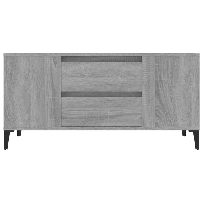 Tv Cabinet Grey Sonoma 102x44.5x50 Cm Engineered Wood Noklob