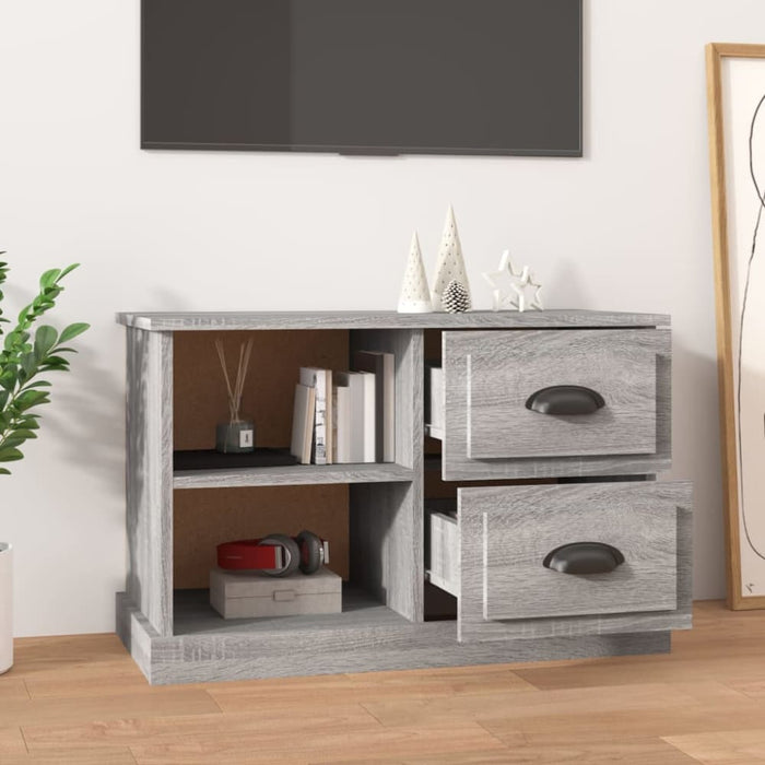 Tv Cabinet Grey Sonoma 73x35.5x47.5 Cm Engineered Wood