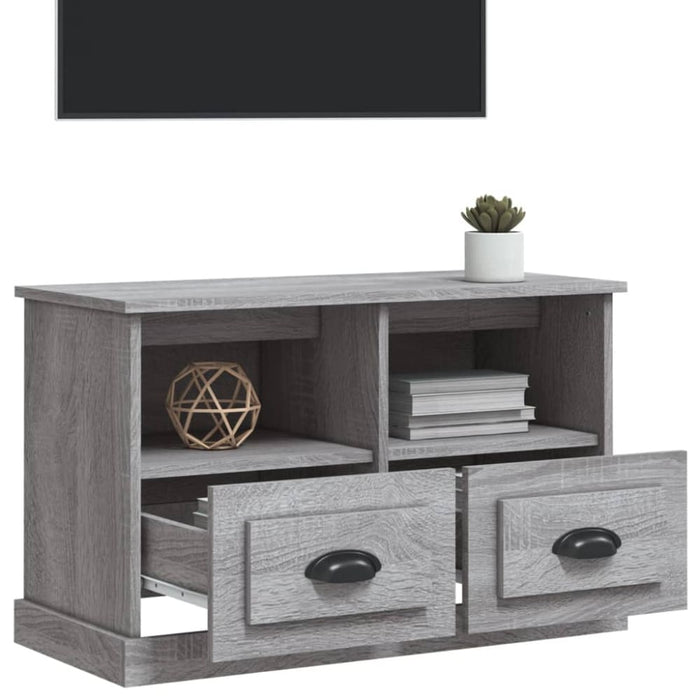 Tv Cabinet Grey Sonoma 80x35x50 Cm Engineered Wood Nolxnl