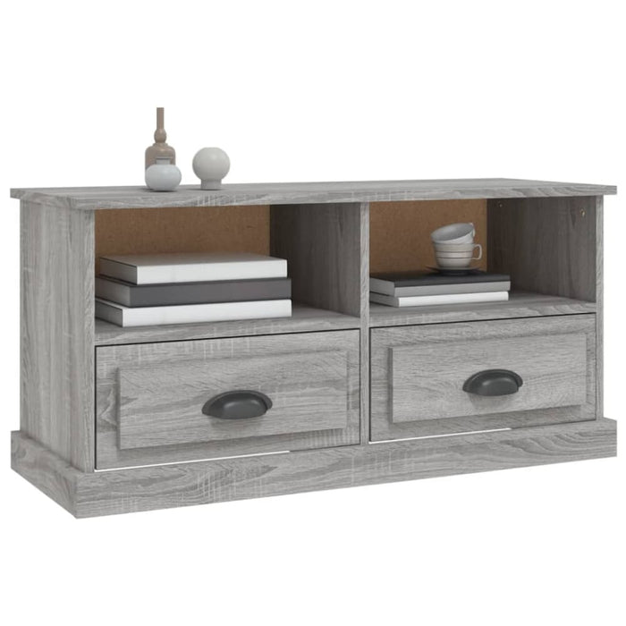 Tv Cabinet Grey Sonoma 93x35.5x45 Cm Engineered Wood Nolaib