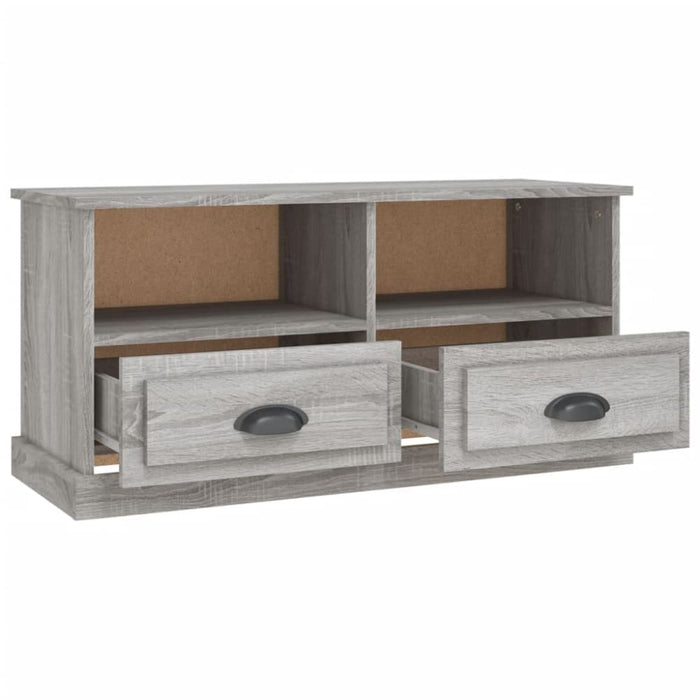 Tv Cabinet Grey Sonoma 93x35.5x45 Cm Engineered Wood Nolaib