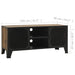 Tv Cabinet Rustic Brown 105x36x47 Cm Metal and Mdf Ttpkbk