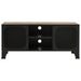 Tv Cabinet Rustic Brown 105x36x47 Cm Metal and Mdf Ttpkbk