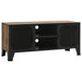 Tv Cabinet Rustic Brown 105x36x47 Cm Metal and Mdf Ttpkbk