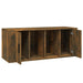 Tv Cabinet Smoked Oak 100x35x40 Cm Engineered Wood Nolnbp