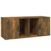 Tv Cabinet Smoked Oak 100x35x40 Cm Engineered Wood Nolnbp