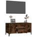 Tv Cabinet Smoked Oak 102x44.5x50 Cm Engineered Wood Noklbk