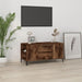 Tv Cabinet Smoked Oak 102x44.5x50 Cm Engineered Wood Noklbk