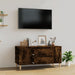 Tv Cabinet Smoked Oak 102x44.5x50 Cm Engineered Wood Noklbo
